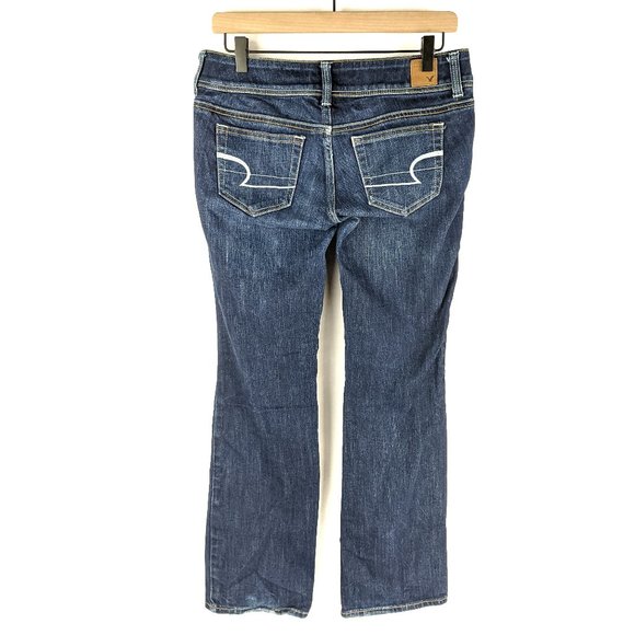 American Eagle Dark Wash Slim Boot Jeans Size 2 - Picture 2 of 7